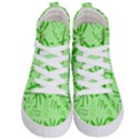 Electric Lime Kids  Hi-Top Skate Sneakers View1