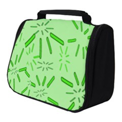 Electric Lime Full Print Travel Pouch (small) by Janetaudreywilson