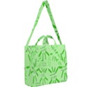 Electric Lime Square Shoulder Tote Bag View2