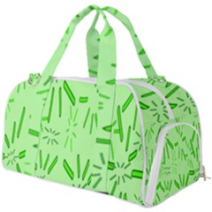 Electric Lime Burner Gym Duffel Bag by Janetaudreywilson