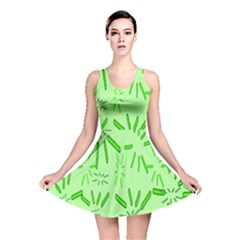 Electric Lime Reversible Skater Dress by Janetaudreywilson