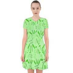 Electric Lime Adorable In Chiffon Dress by Janetaudreywilson