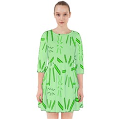 Electric Lime Smock Dress by Janetaudreywilson