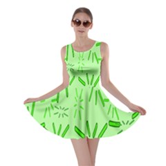 Electric Lime Skater Dress by Janetaudreywilson