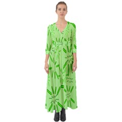 Electric Lime Button Up Boho Maxi Dress by Janetaudreywilson