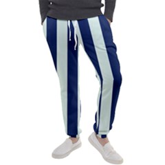 Navy In Vertical Stripes Men s Jogger Sweatpants by Janetaudreywilson