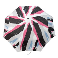 Abstract Space Pattern Design Folding Umbrellas by brightlightarts