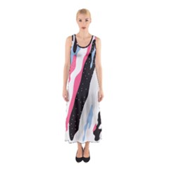 Abstract Space Pattern Design Sleeveless Maxi Dress by brightlightarts