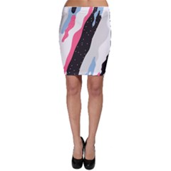 Abstract Space Pattern Design Bodycon Skirt by brightlightarts