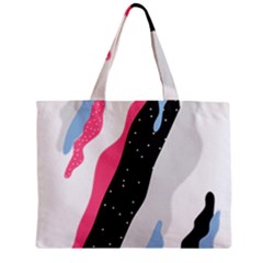 Abstract Space Pattern Design Zipper Mini Tote Bag by brightlightarts