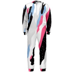 Abstract Space Pattern Design Onepiece Jumpsuit (men) 