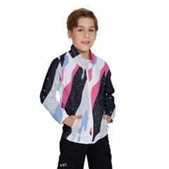 Abstract Space Pattern Design Kids  Windbreaker