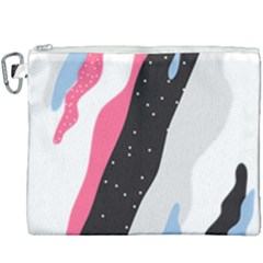 Abstract Space Pattern Design Canvas Cosmetic Bag (xxxl) by brightlightarts