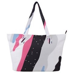 Abstract Space Pattern Design Full Print Shoulder Bag by brightlightarts