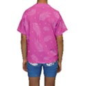 Abstract Summer Pink Pattern Kids  Short Sleeve Swimwear View2