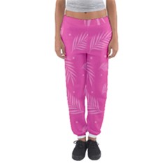 Abstract Summer Pink Pattern Women s Jogger Sweatpants