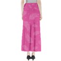 Abstract Summer Pink Pattern Full Length Maxi Skirt View2