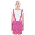 Abstract Summer Pink Pattern Braces Suspender Skirt View1