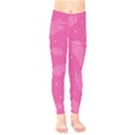 Abstract Summer Pink Pattern Kids  Leggings View1