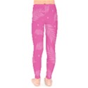 Abstract Summer Pink Pattern Kids  Leggings View2