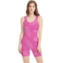 Abstract Summer Pink Pattern Women s Wrestling Singlet View1