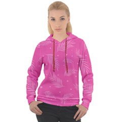 Abstract Summer Pink Pattern Women s Overhead Hoodie