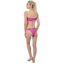 Abstract Summer Pink Pattern Classic Bandeau Bikini Set View2