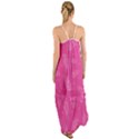 Abstract Summer Pink Pattern Cami Maxi Ruffle Chiffon Dress View2