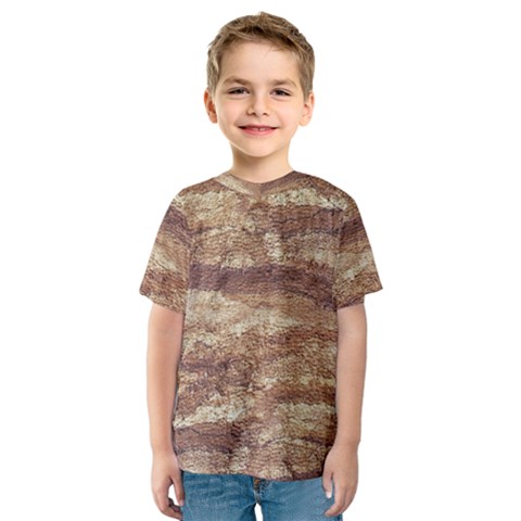 Grunge Surface Print Kids  Sport Mesh Tee by dflcprintsclothing