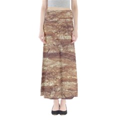 Grunge Surface Print Full Length Maxi Skirt by dflcprintsclothing