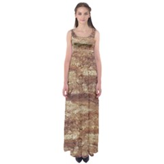 Grunge Surface Print Empire Waist Maxi Dress