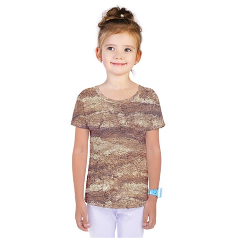 Grunge Surface Print Kids  One Piece Tee by dflcprintsclothing