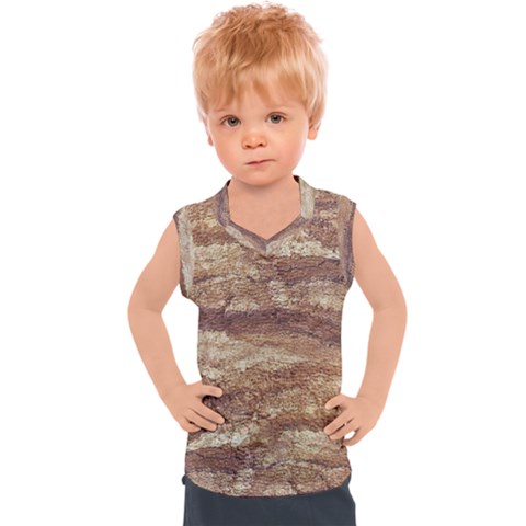 Grunge Surface Print Kids  Sport Tank Top by dflcprintsclothing