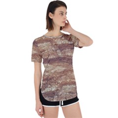 Grunge Surface Print Perpetual Short Sleeve T-shirt by dflcprintsclothing