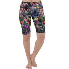 Cactus Cropped Leggings  by Sparkle