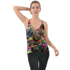 Cactus Chiffon Cami by Sparkle