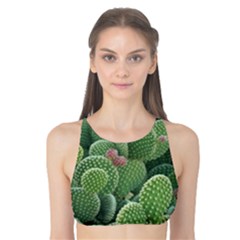 Green Cactus Tank Bikini Top by Sparkle