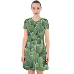 Green Cactus Adorable In Chiffon Dress by Sparkle