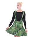 Green Cactus Suspender Skater Skirt View1