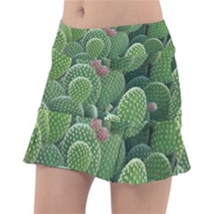 Green Cactus Tennis Skorts by Sparkle