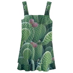 Green Cactus Kids  Layered Skirt Swimsuit by Sparkle