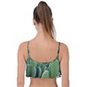 Green Cactus Frill Bikini Top View2