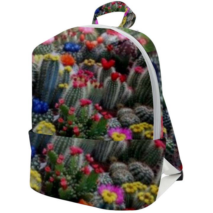 Cactus Zip Up Backpack