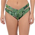 Green Cactus Double Strap Halter Bikini Bottom View1