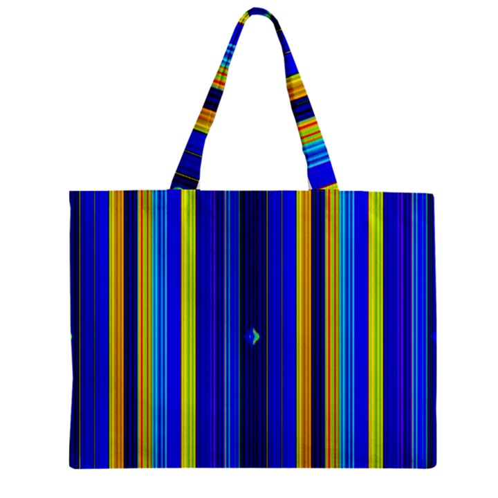 Blueyellow  Zipper Mini Tote Bag