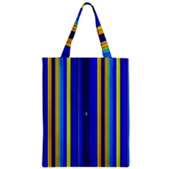 Blueyellow  Zipper Classic Tote Bag by Sparkle