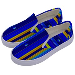 Blueyellow  Kids  Canvas Slip Ons by Sparkle