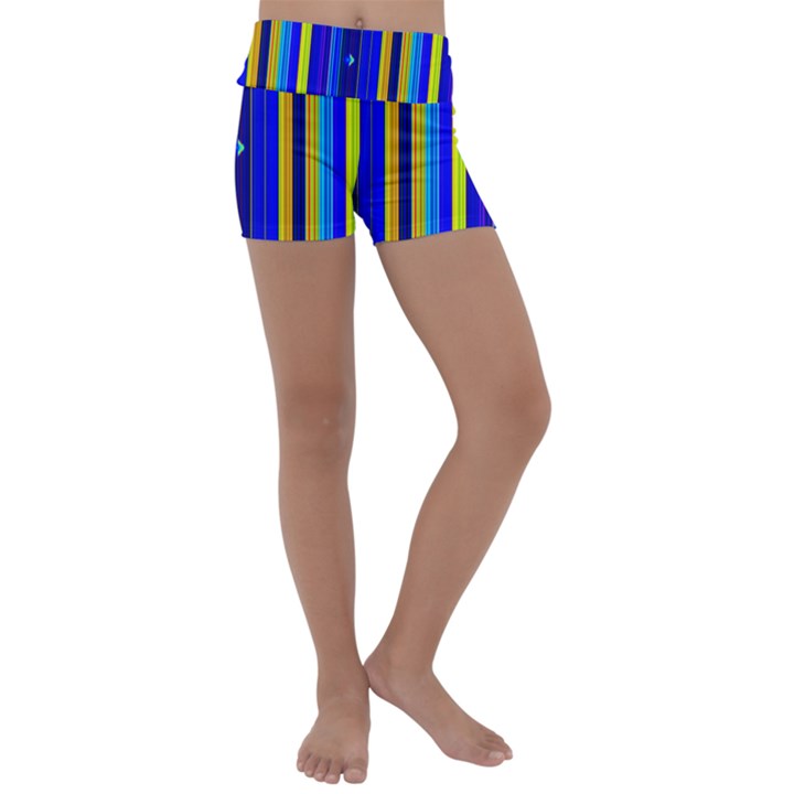 Blueyellow  Kids  Lightweight Velour Yoga Shorts