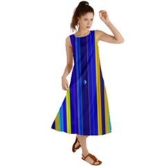 Blueyellow  Summer Maxi Dress by Sparkle