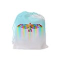 Rainbow Bird Drawstring Pouch (Large) View2